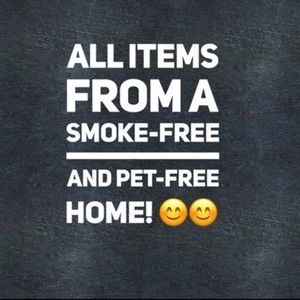Smoke free and pet free home